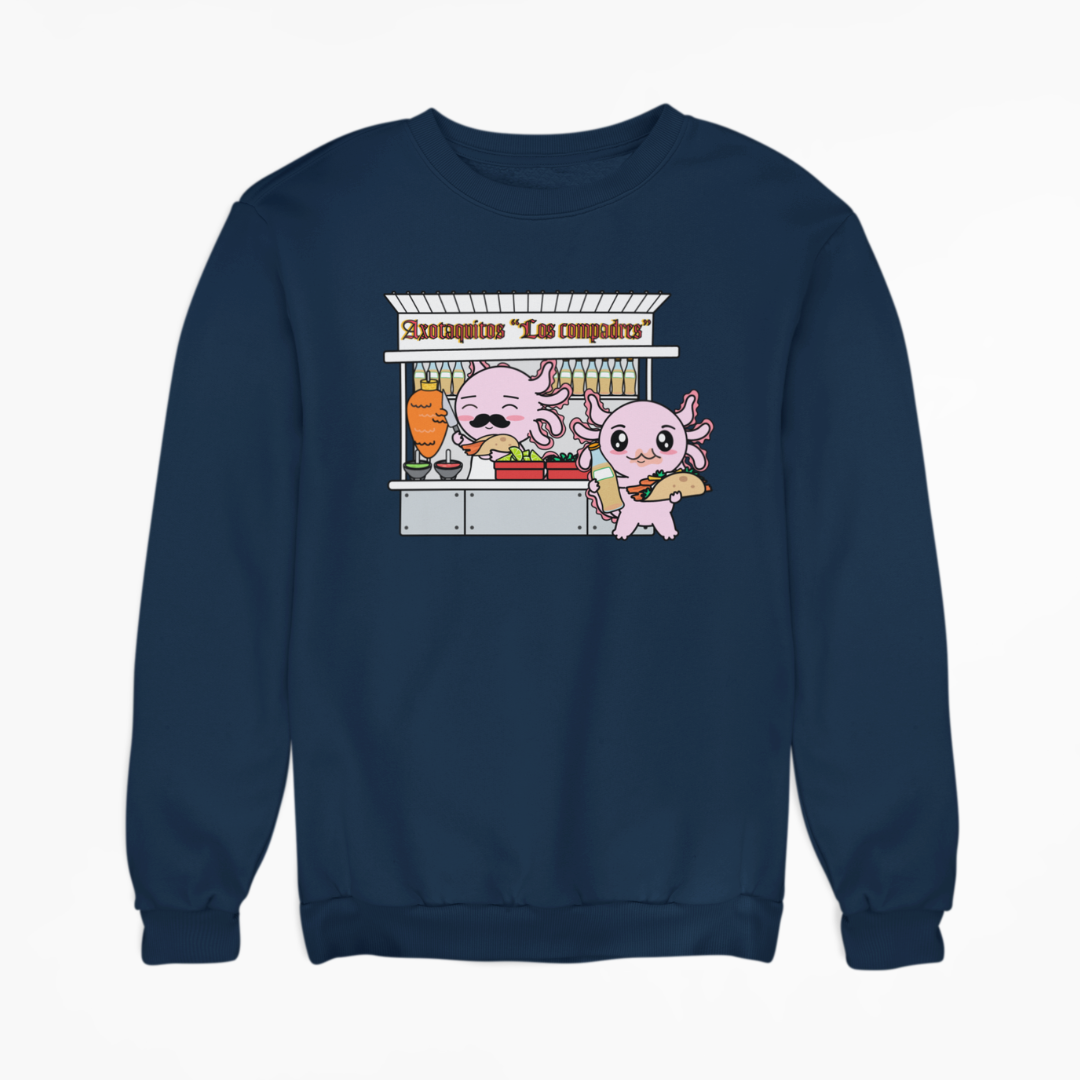Sudadera Axolotzin Puesto De Tacos Ajolote Unisex