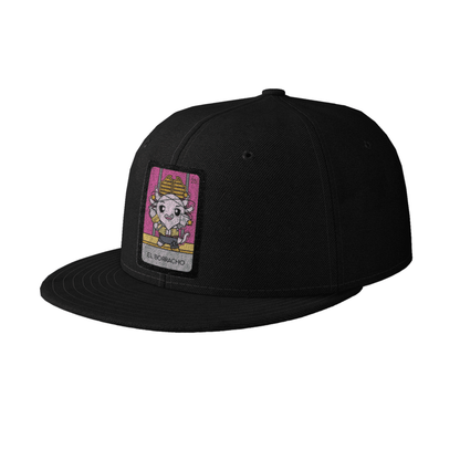 Gorra Unisex Plana Axoloteria El Borracho Ajolote