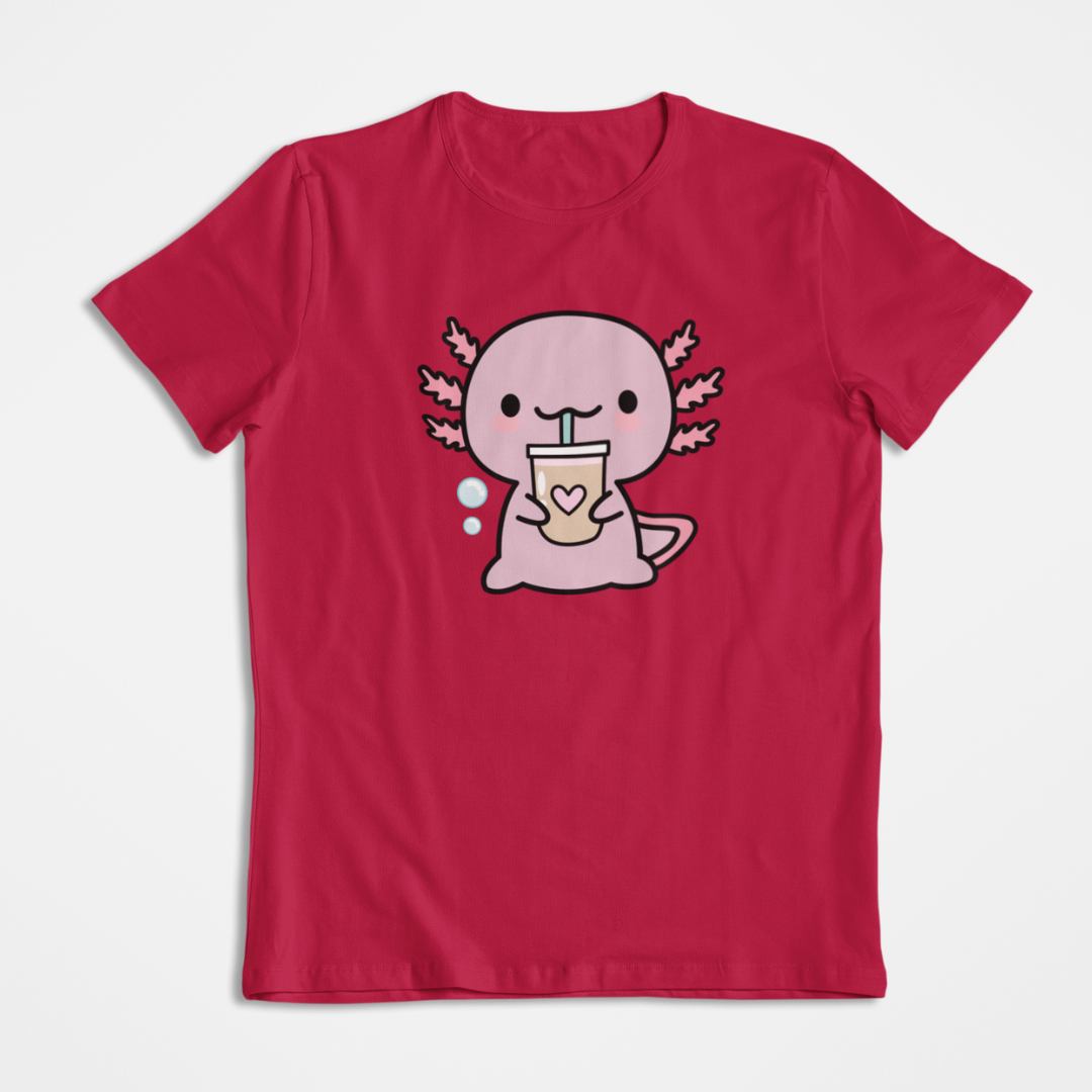 Playera Ajolote Bebiendo Xo The Monster