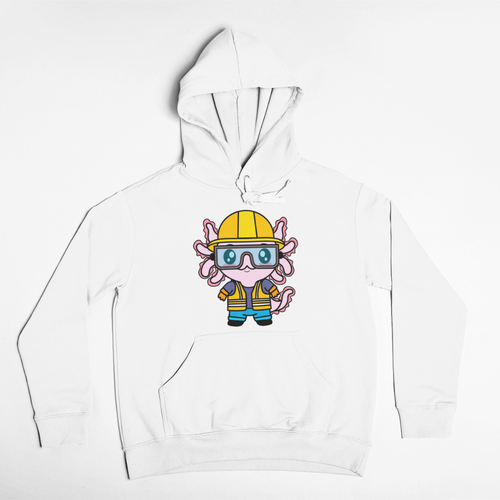 Hoodie Axolotzin Constructor Ajolote Unisex