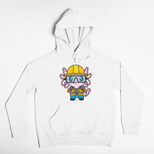 Hoodie Axolotzin Constructor Ajolote Unisex