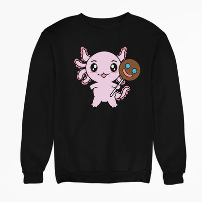 Sudadera Axolotzin Sonrisa Ajolote Unisex