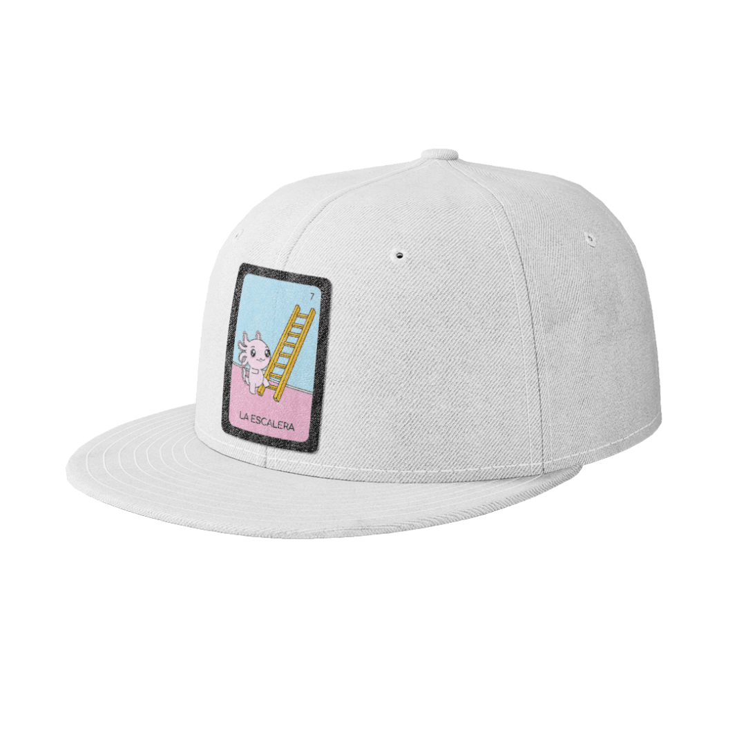 Gorra Unisex Plana Axoloteria La Escalera Ajolote