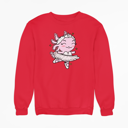Sudadera Axolotzin Bailarina De Ballet Ajolote Unisex