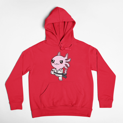 Hoodie Axolotzin Karateka Ajolote Unisex