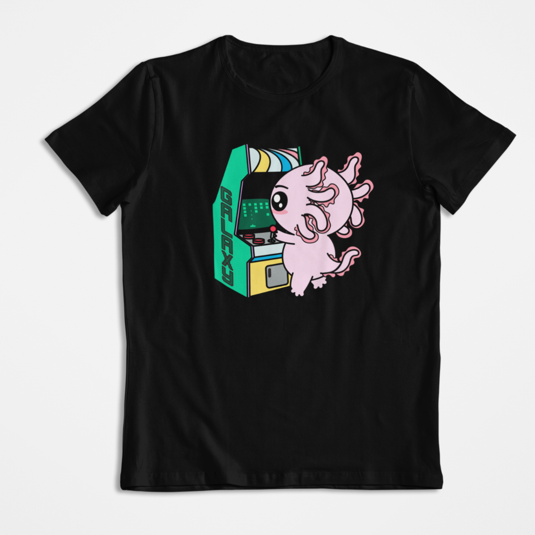 Playera Axolotzin Arcade Ajolote