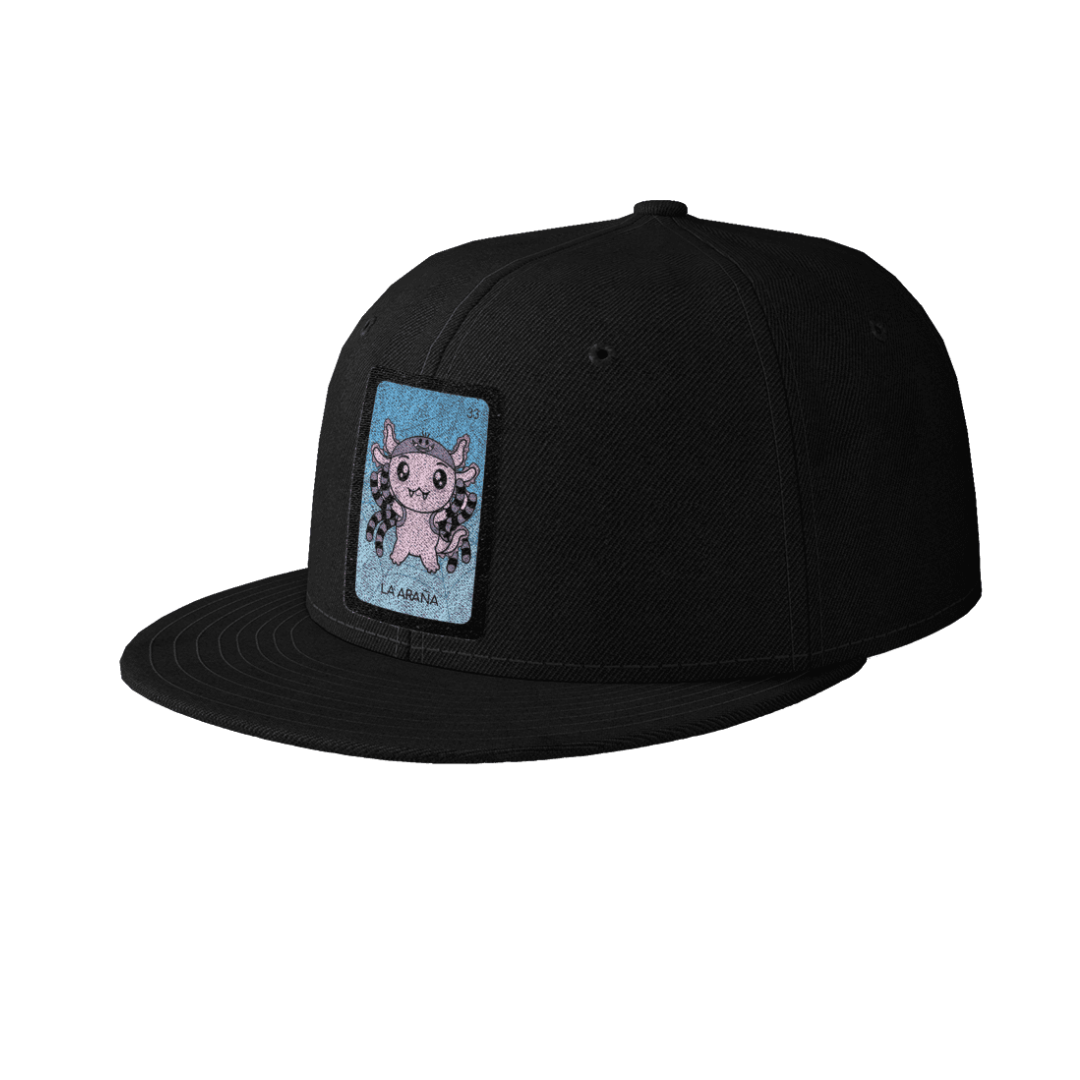 Gorra Unisex Plana Axoloteria La Araña Ajolote