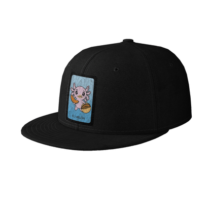 Gorra Unisex Plana Axoloteria El Melón Ajolote