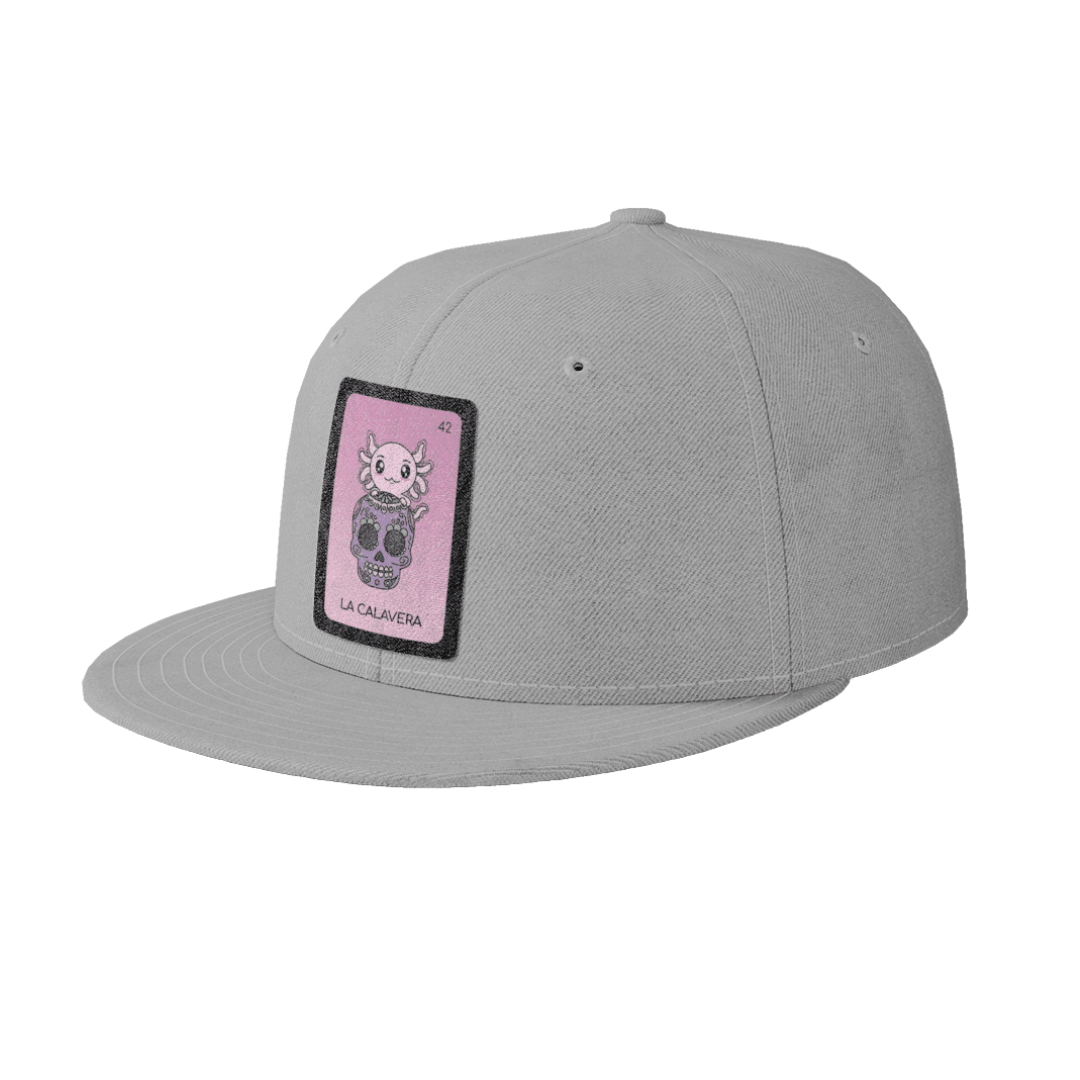 Gorra Unisex Plana Axoloteria La Calavera Ajolote