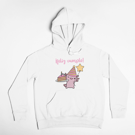 Hoodie Ajolote Feliz Cumple Xo The Monster