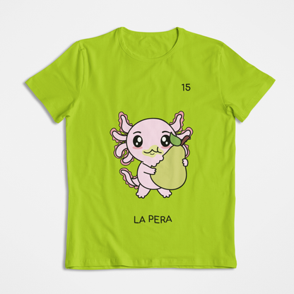Playera Axoloteria La Pera Ajolote