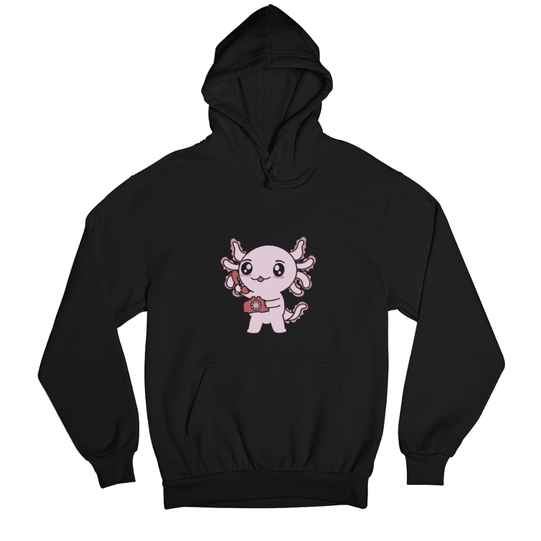 Hoodie Axolotzin Telefono Ajolote Unisex