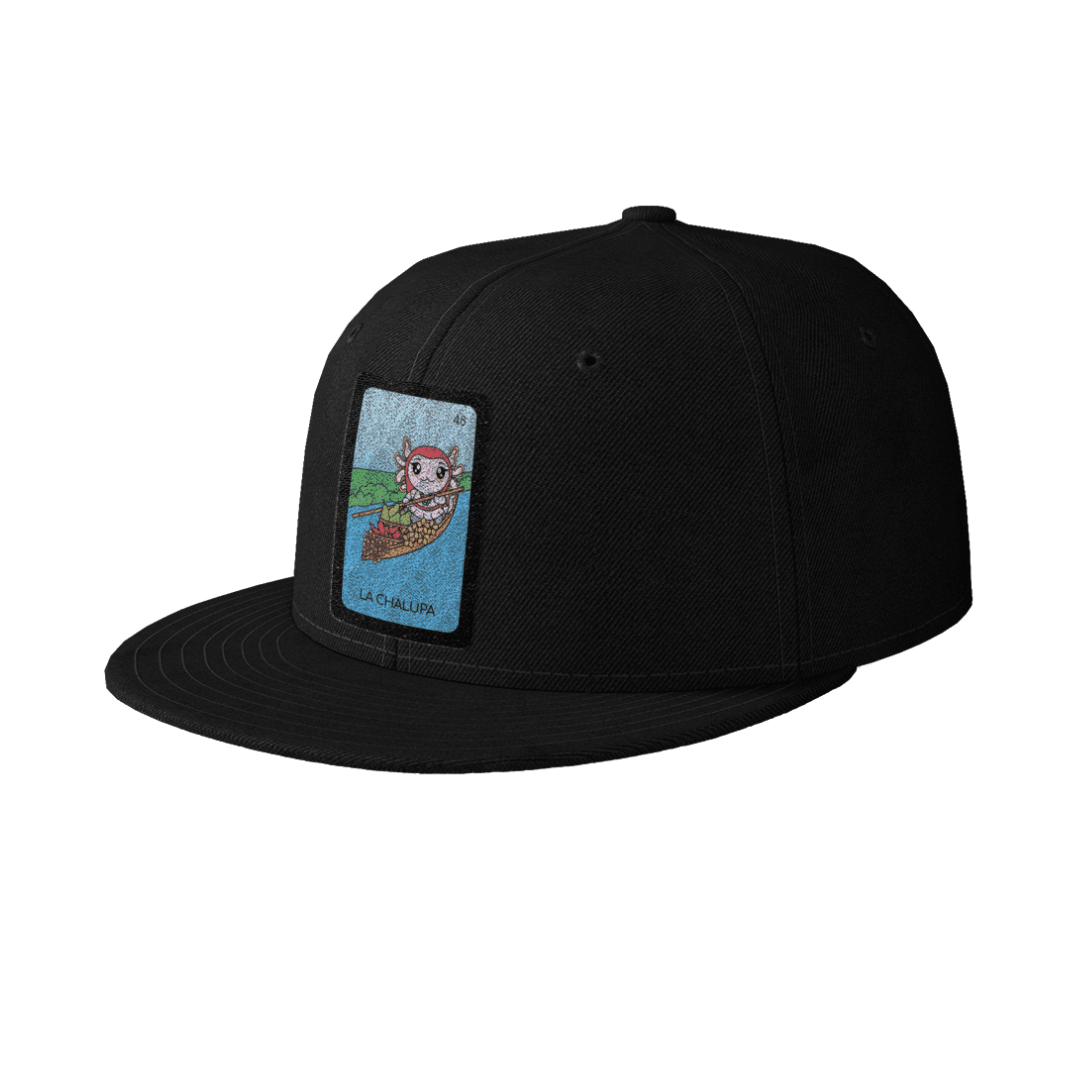 Gorra Unisex Plana Axoloteria La Chalupa Ajolote