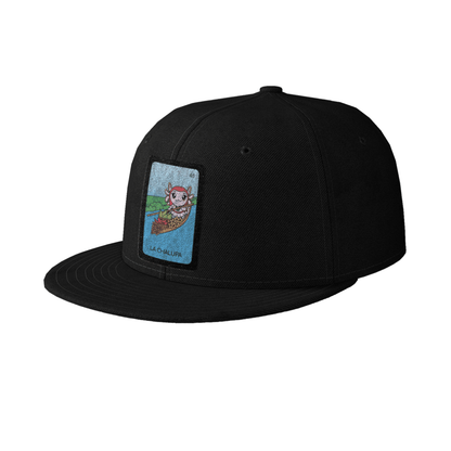 Gorra Unisex Plana Axoloteria La Chalupa Ajolote
