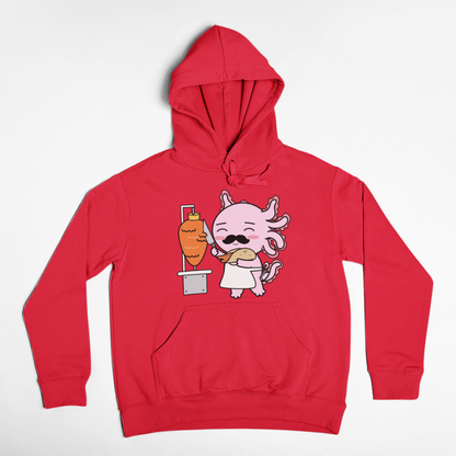 Hoodie Axolotzin Taquero Ajolote Unisex