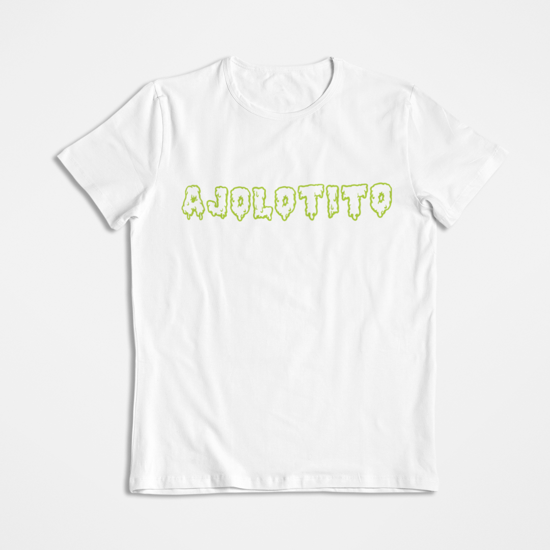 Playera Urbana Letras Ajolotito 2 Ajolote