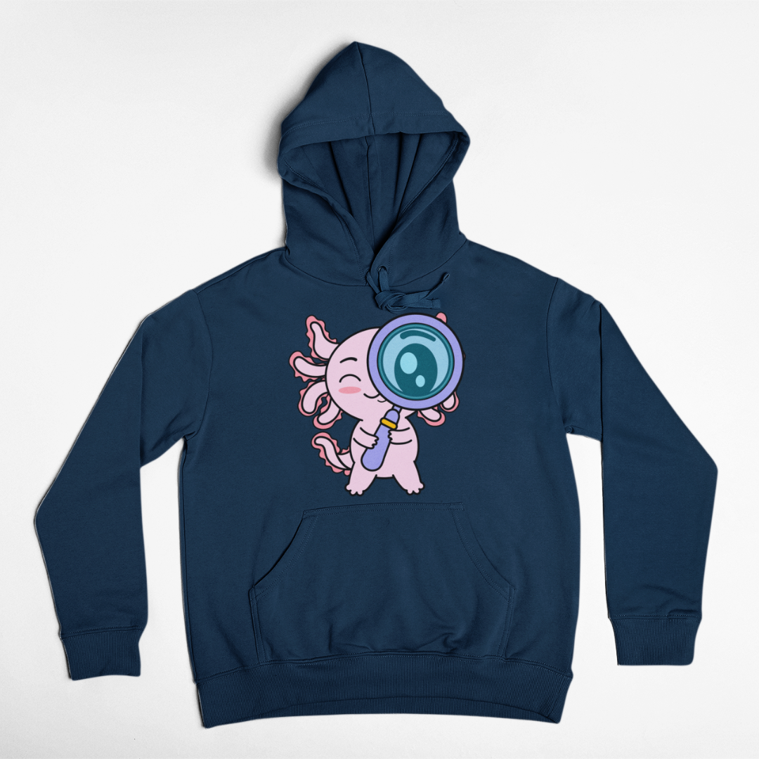 Hoodie Axolotzin Curioso Ajolote Unisex