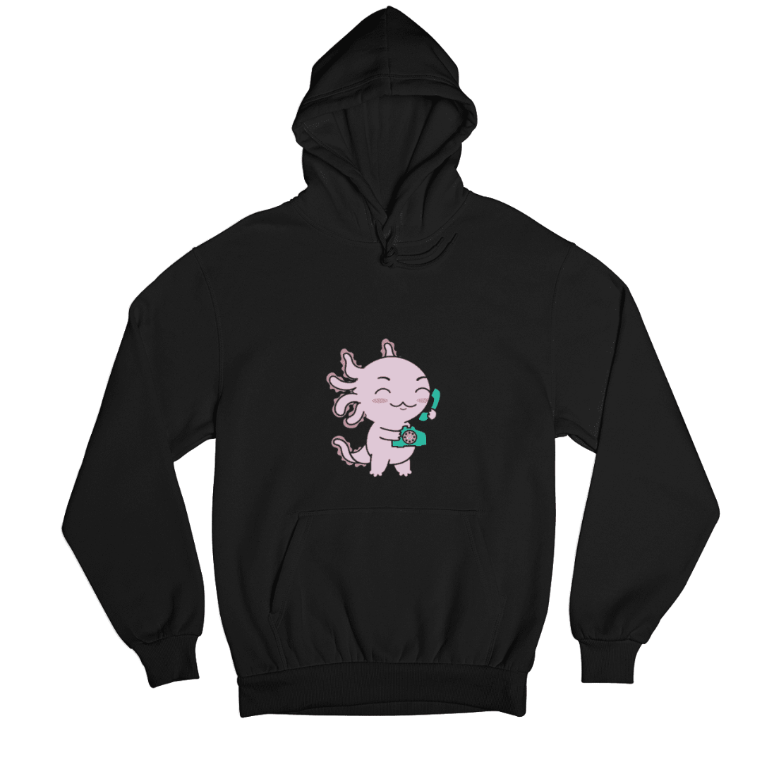 Hoodie Axolotzin Telefono Ajolote Unisex