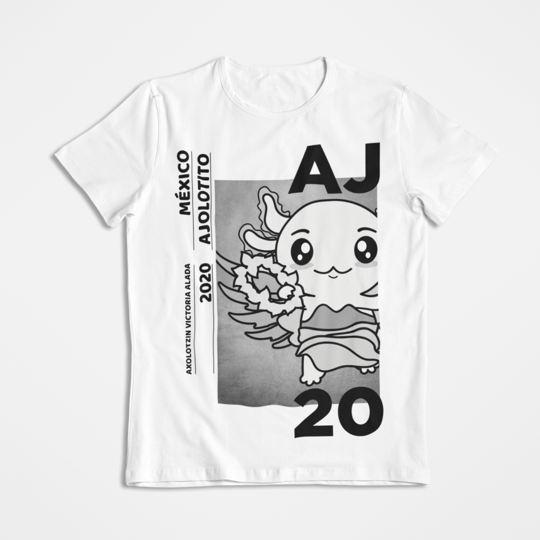 Playera Urbana Axolotzin Victoria Alada México 2020
