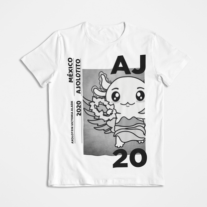 Playera Urbana Axolotzin Victoria Alada México 2020