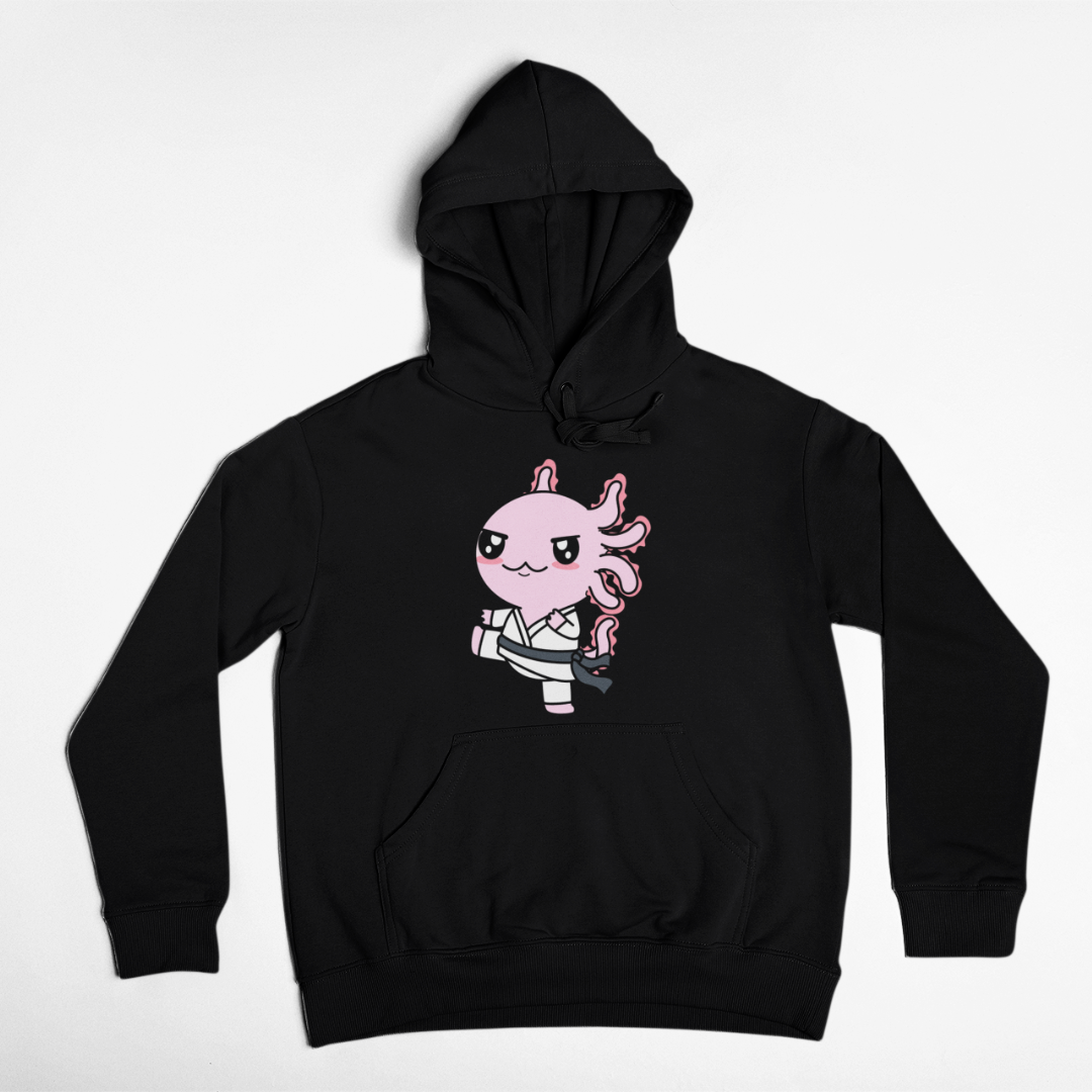 Hoodie Axolotzin Karateka Ajolote Unisex