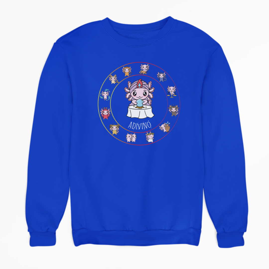 Sudadera Horóscopos Adivino Axolotzin Ajolote Unisex