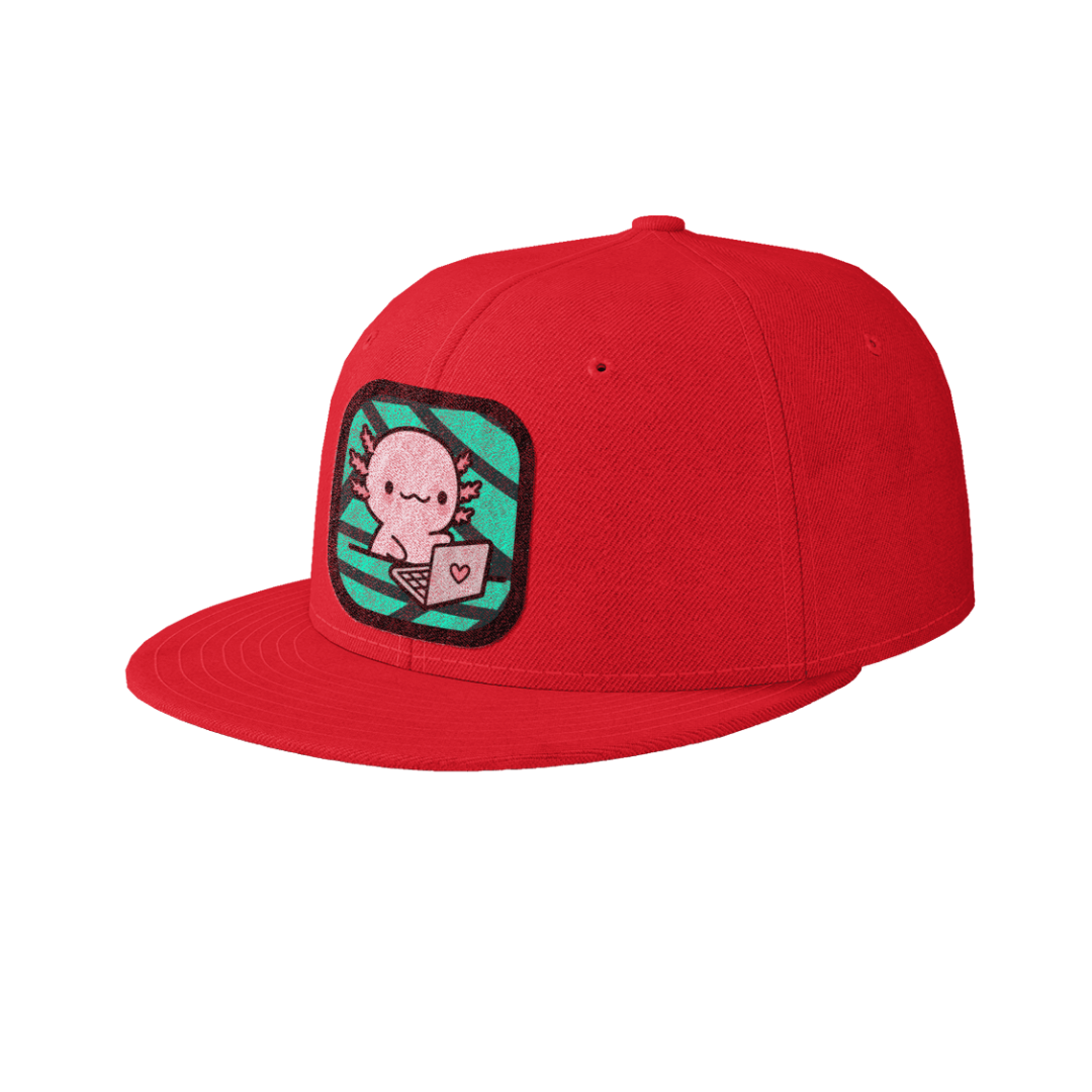 Gorra Unisex Plana Ajolote Trabajando Xo The Monster