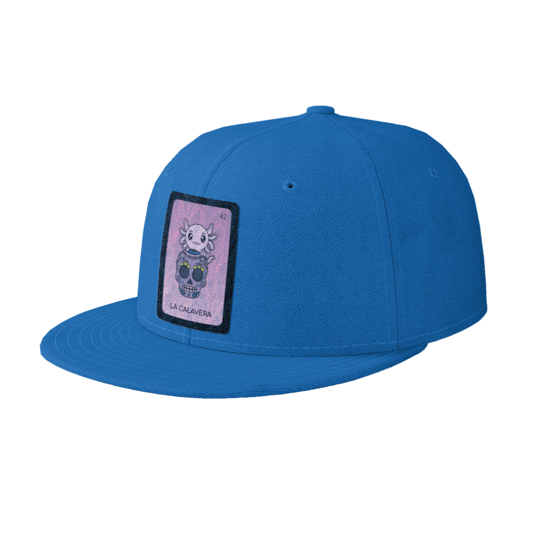 Gorra Unisex Plana Axoloteria La Calavera Ajolote