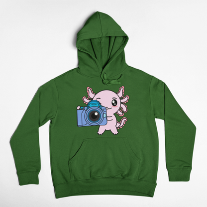 Hoodie Axolotzin Fotografo Ajolote Unisex