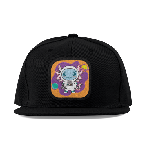 Gorra Unisex Plana Axolotzin Astronauta