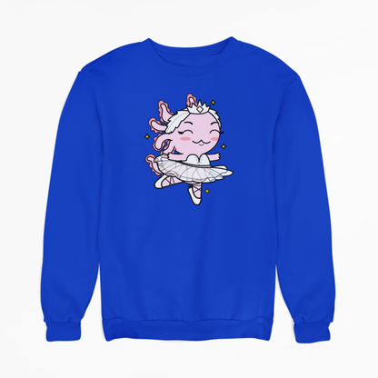 Sudadera Axolotzin Bailarina De Ballet Ajolote Unisex