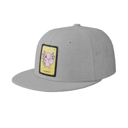Gorra Unisex Plana Axoloteria La Mano Ajolote