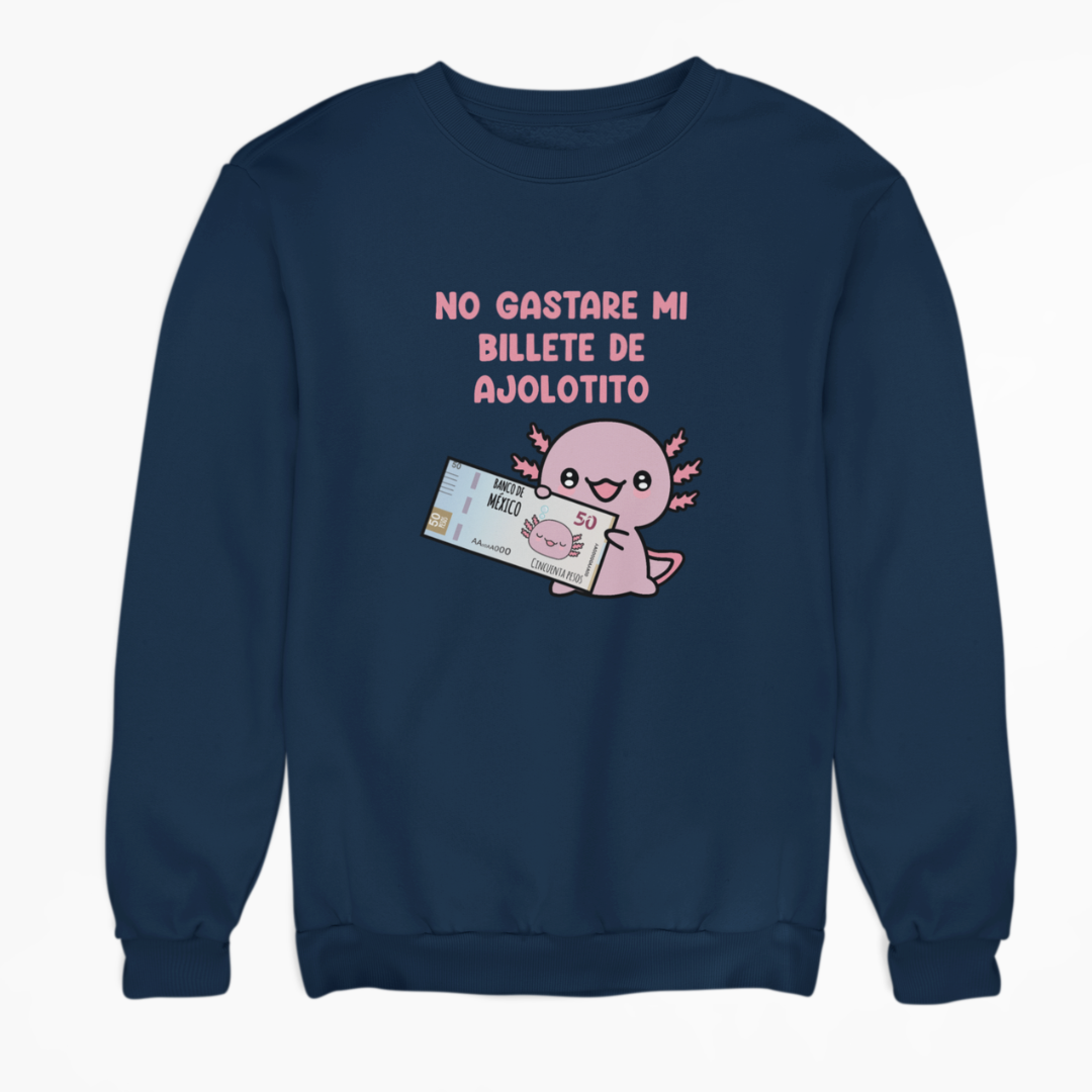 Sudadera Ajolote Billete Xo The Monster Unisex