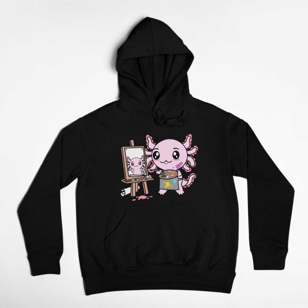 Hoodie Axolotzin Autorretrato Ajolote Unisex