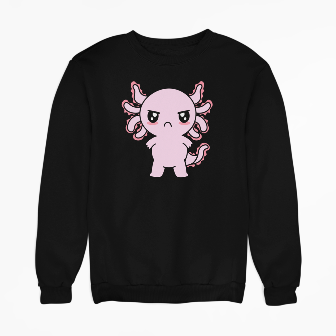 Sudadera Axolotzin Enojado Ajolote Unisex