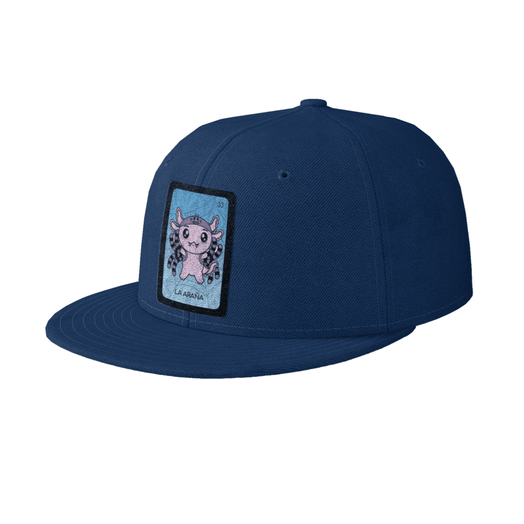 Gorra Unisex Plana Axoloteria La Araña Ajolote