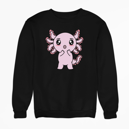Sudadera Axolotzin Sorprendido Ajolote Unisex