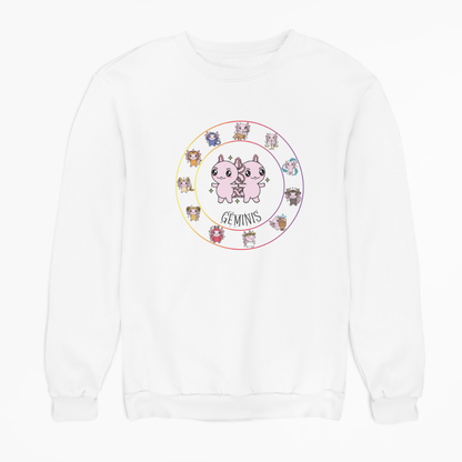 Sudadera Horóscopos Geminis Axolotzin Ajolote Unisex