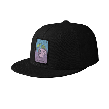 Gorra Unisex Plana Axoloteria El Mundo Ajolote