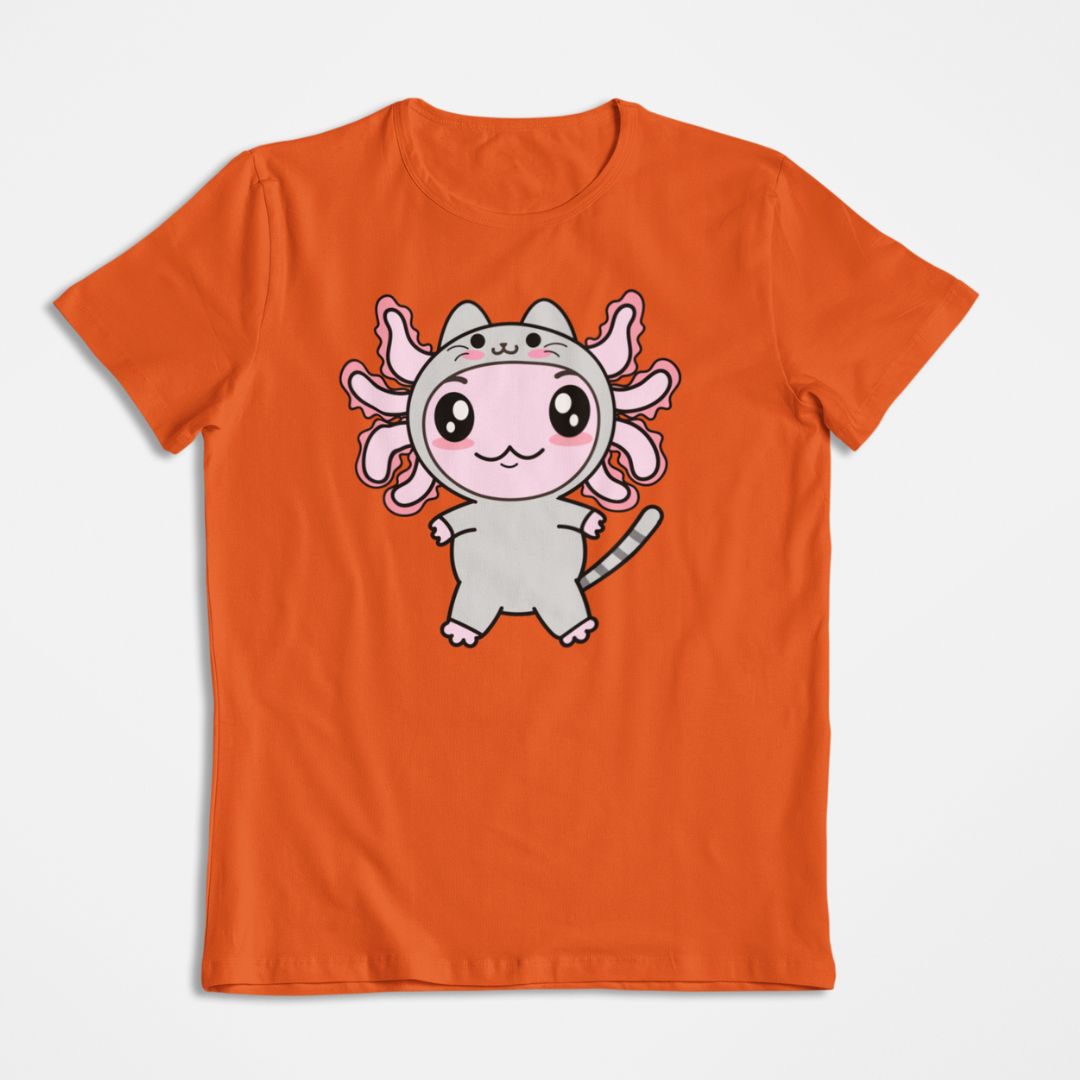 Playera Axolotzin Disfraz Gato Ajolote