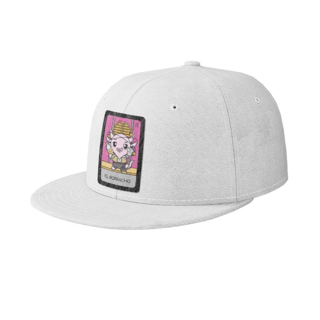 Gorra Unisex Plana Axoloteria El Borracho Ajolote