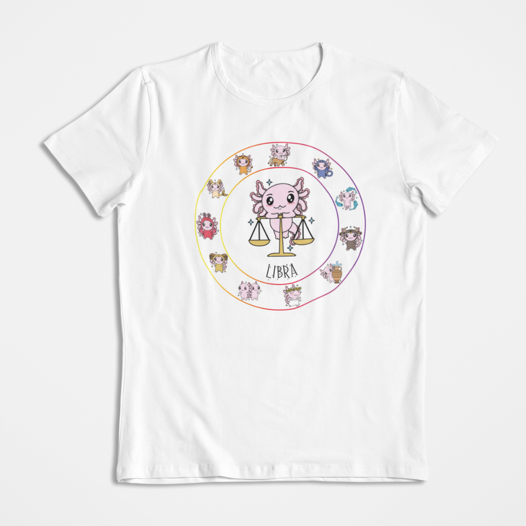 Playera Horoscopos Libra Axolotzin Ajolote