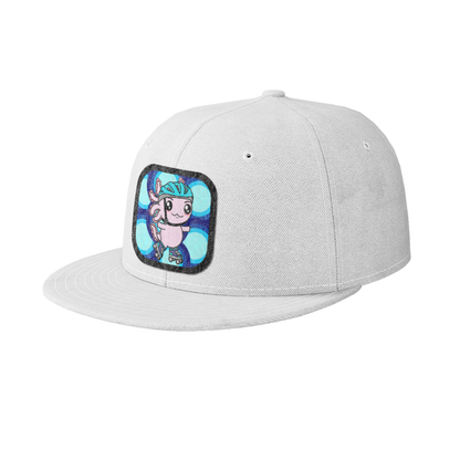 Gorra Unisex Plana Axolotzin Patinador