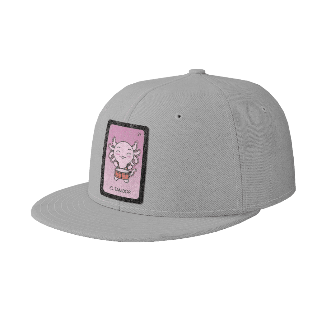 Gorra Unisex Plana Axoloteria El Tambor Ajolote