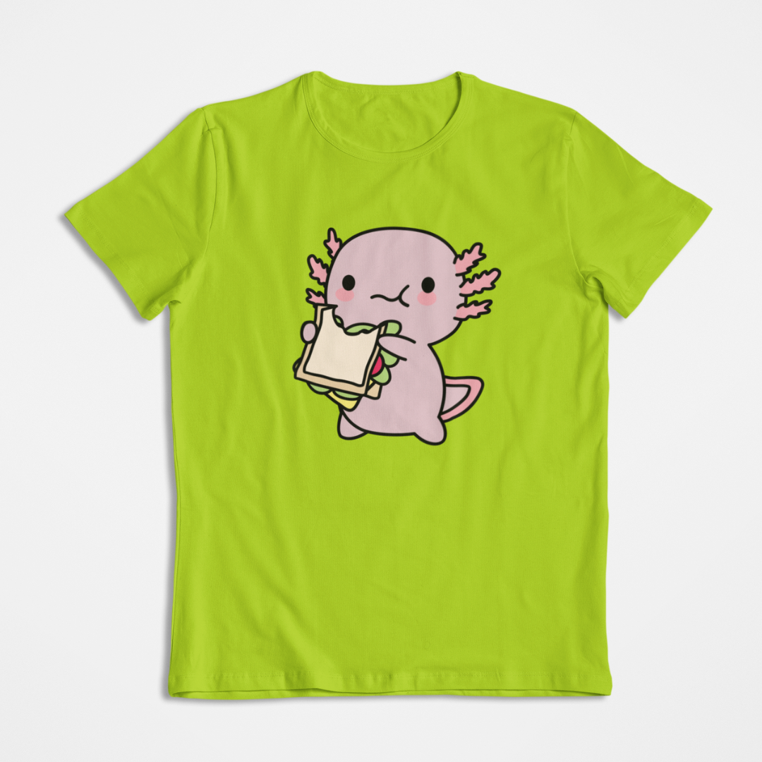 Playera Ajolote Almorzando Xo The Monster