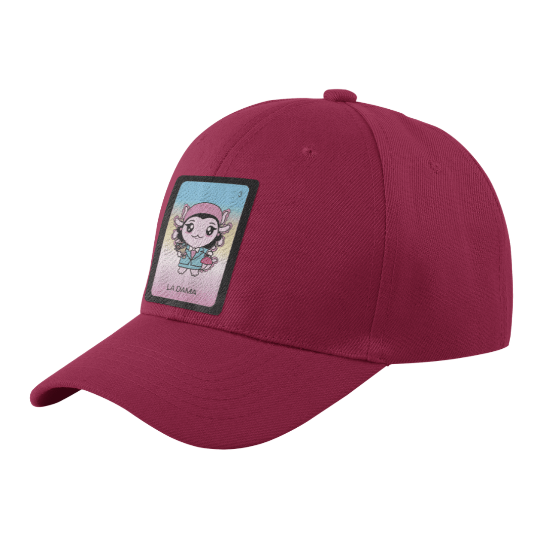 Gorra Unisex Curva Axoloteria La Dama Ajolote