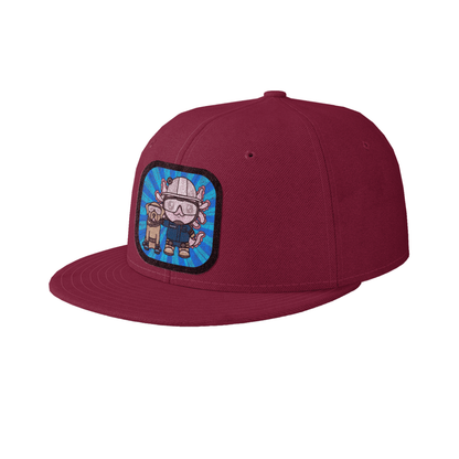 Gorra Unisex Plana Axolotzin Rescatista Ajolote