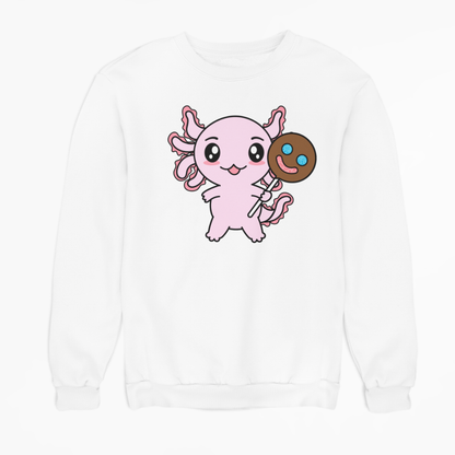 Sudadera Axolotzin Sonrisa Ajolote Unisex