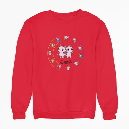 Sudadera Horóscopos Geminis Axolotzin Ajolote Unisex