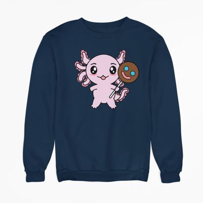 Sudadera Axolotzin Sonrisa Ajolote Unisex